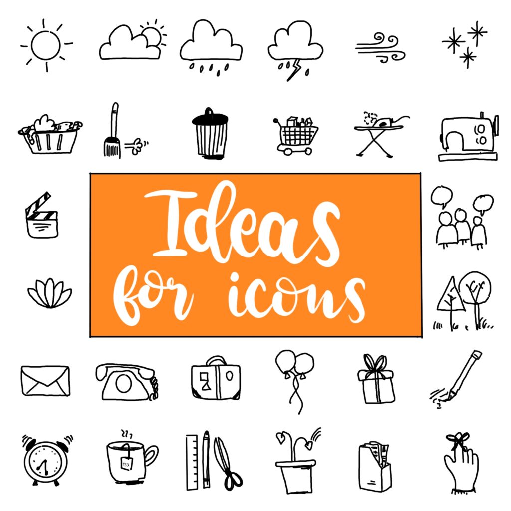 ideas for icons visual journal